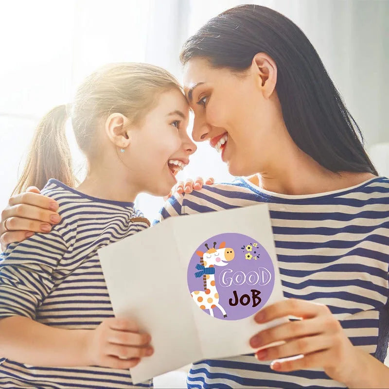 Roll Sticker Reward Encouragement Pattern Teacher Cartoon