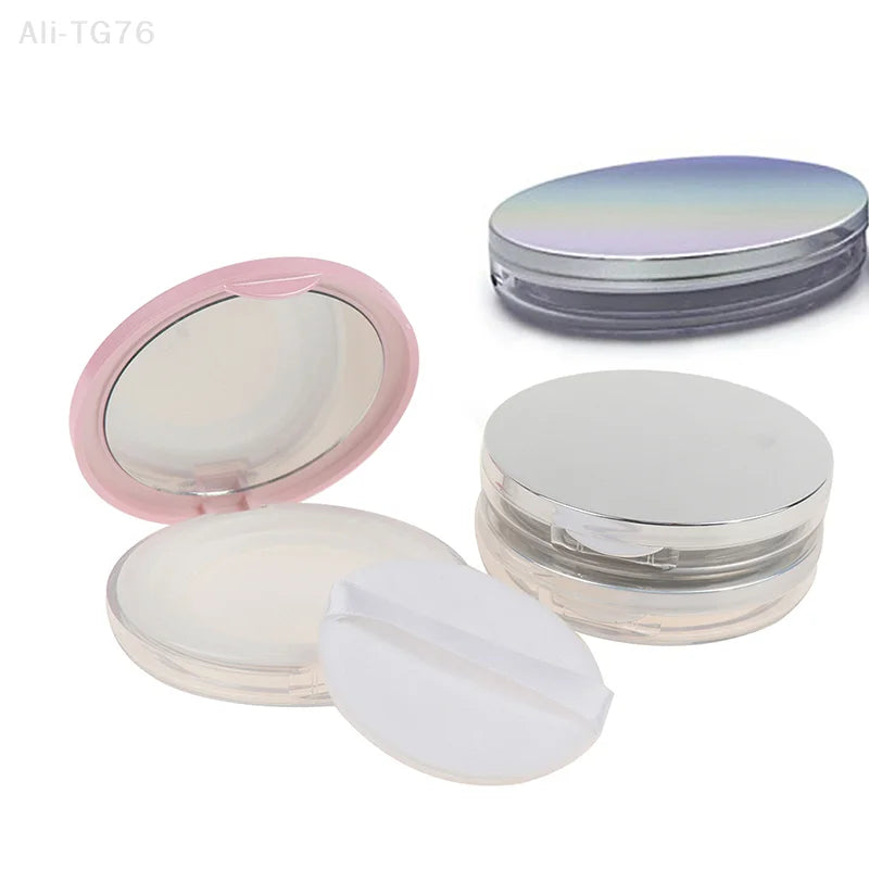 3g Portable Loose Powder Sifter Jar with Mirror | Travel Makeup