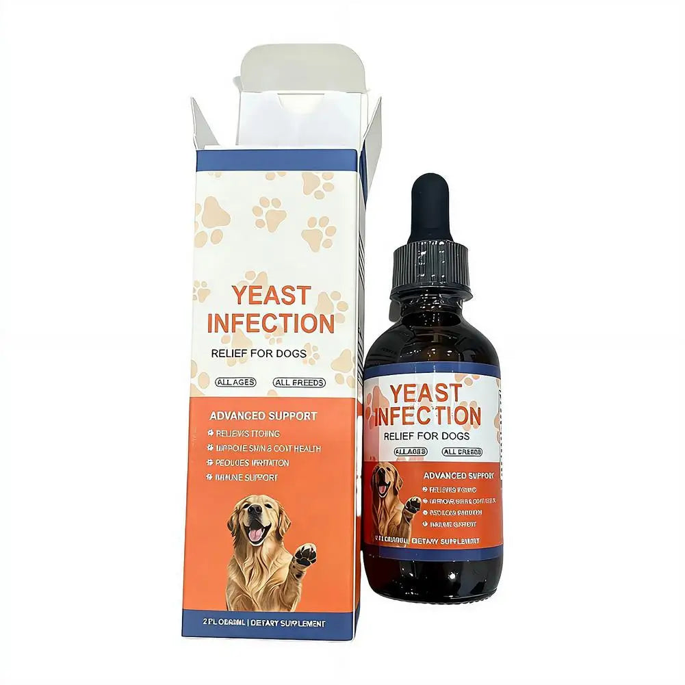 Antipruritic Fur Health Immune Support Yeast Infection Relief Drops