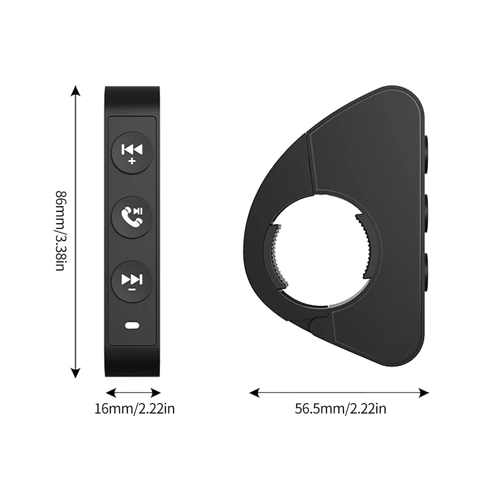 Waterproof Bluetooth Handlebar Remote – Bike & Motorcycle