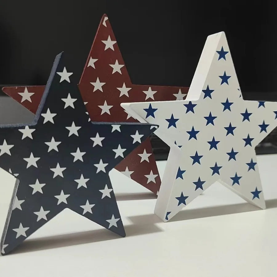 Independence Day Wooden Crafts National Creative Home Tabletop