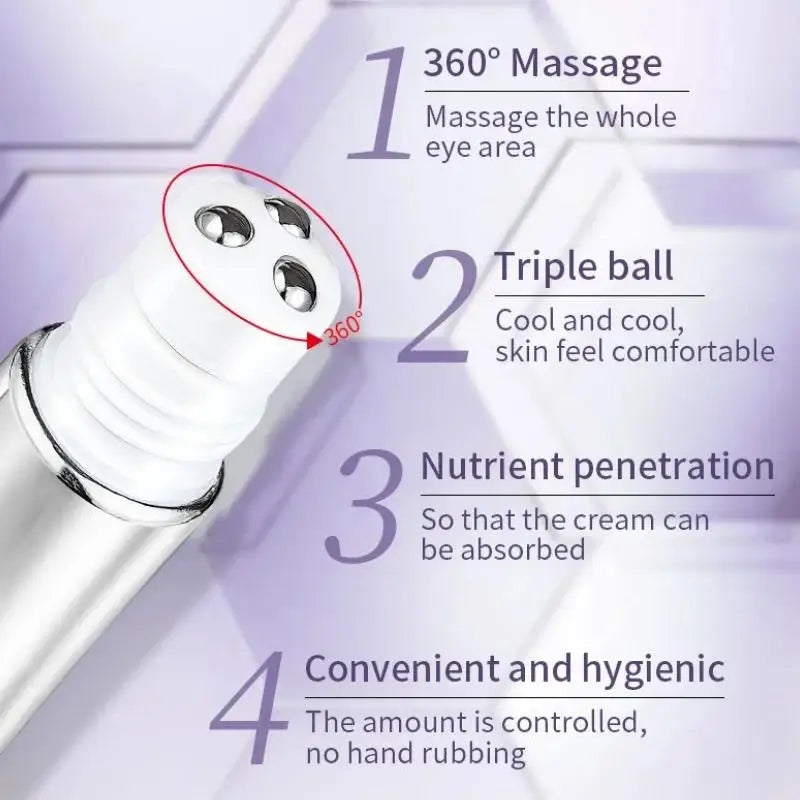 OCHEAL Hyaluronic Acid Roller Eye Cream – Dark Circles & Fine Lines