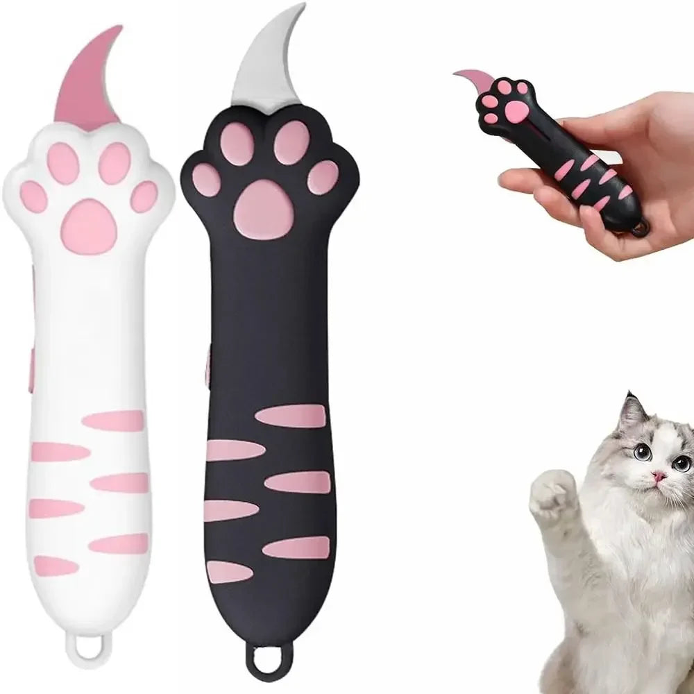 Cat Paw Mini Box Cutter – Cute Portable Utility Knife for Crafts