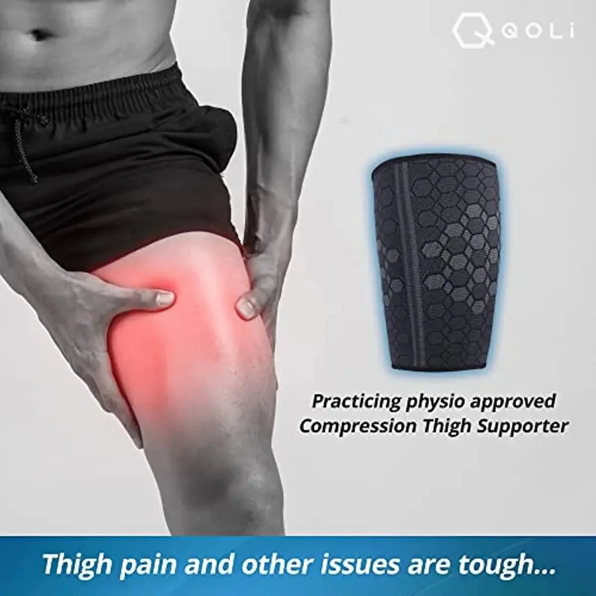 Thigh Compression Sleeve – Sport Joint Support, Men & Women