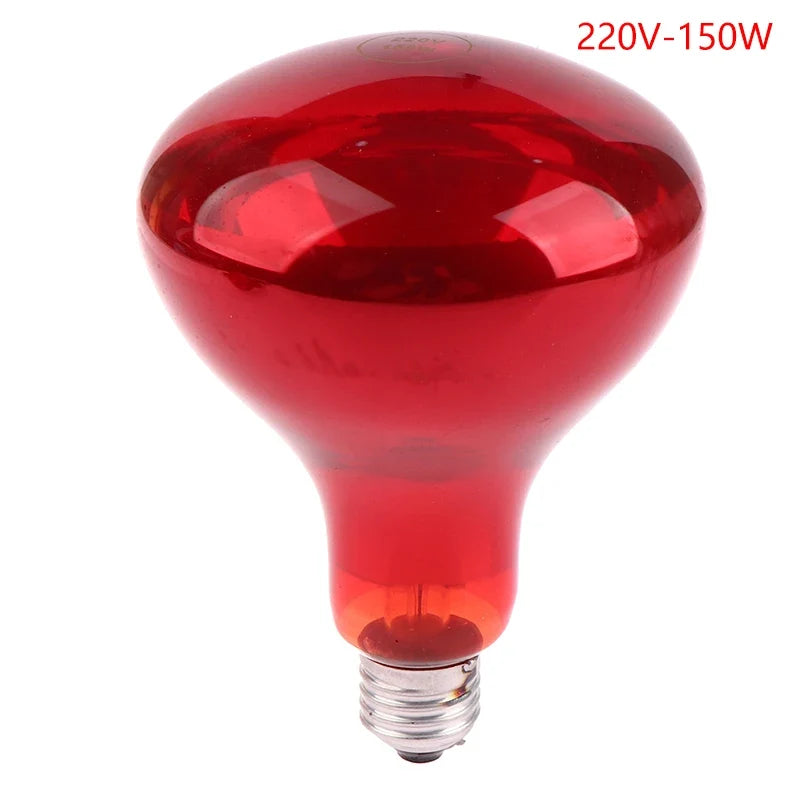 100W 150W Infrared Physiotherapy Red Heat Lamp Bulb