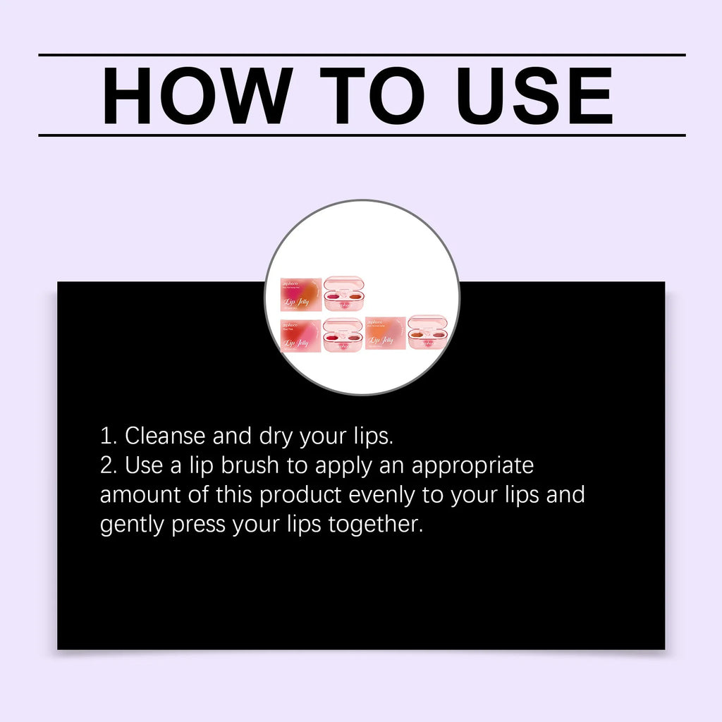 Two-Tone Jelly Lip Gloss – Shiny, Moisturizing & Long-Lasting