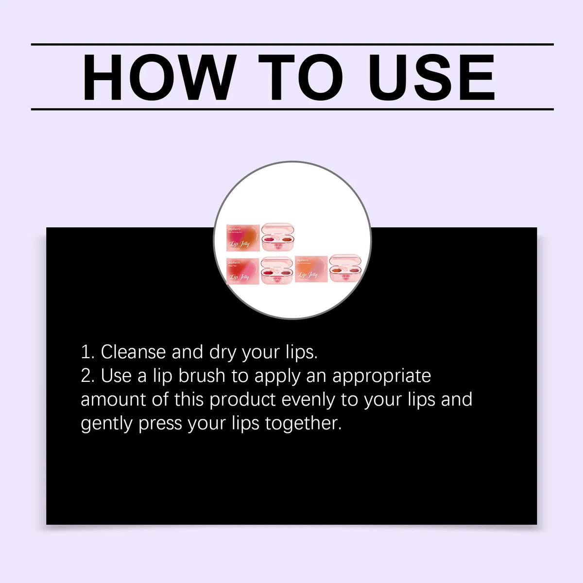 Two-Tone Jelly Lip Gloss – Shiny, Moisturizing & Long-Lasting