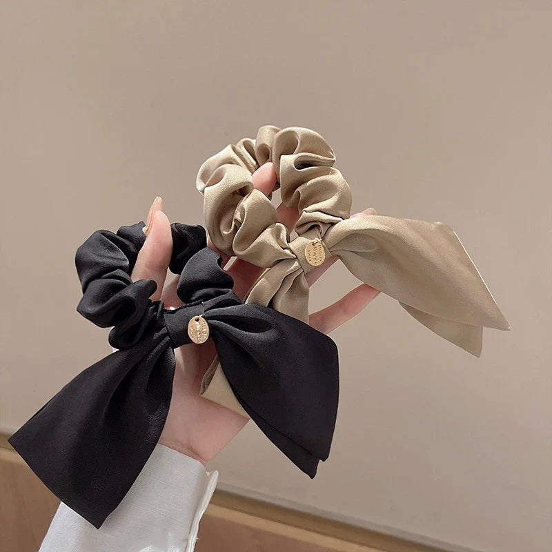 Bow Hair Band for Women – Ribbon Hair Rope Accessory