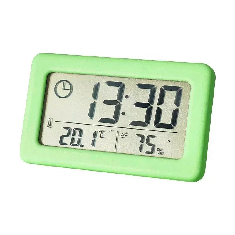 Digital Alarm Clock with Hygrometer – LED Temp & Humidity