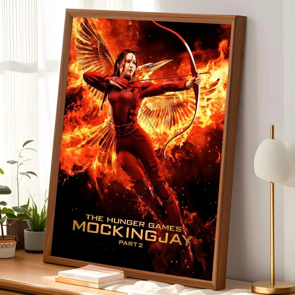 Hunger Games HD PVC Wall Poster – Self-Stick Waterproof Decor
