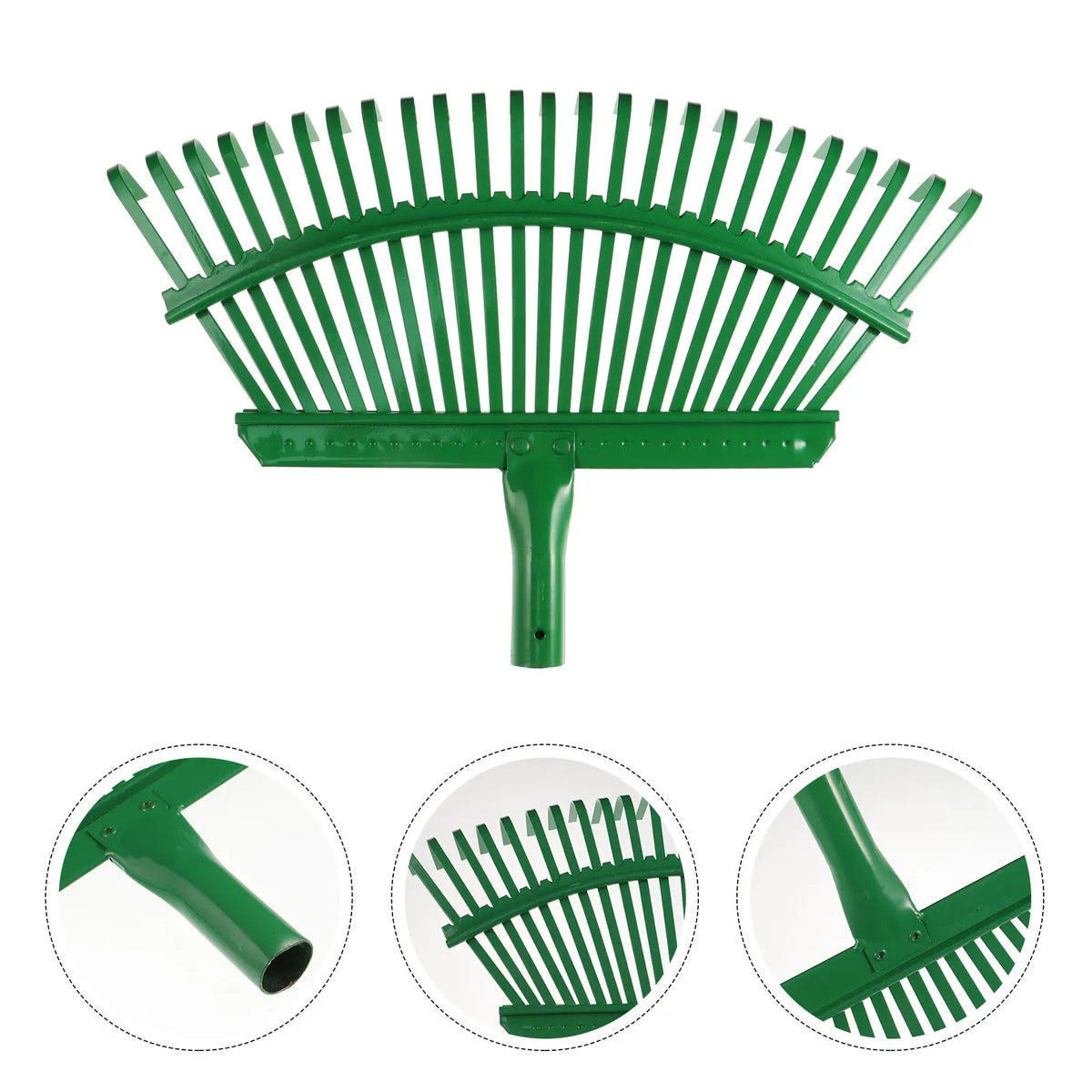 Heavy Duty Carbon Steel Garden Rake Leaves Lawn Leveling Turf