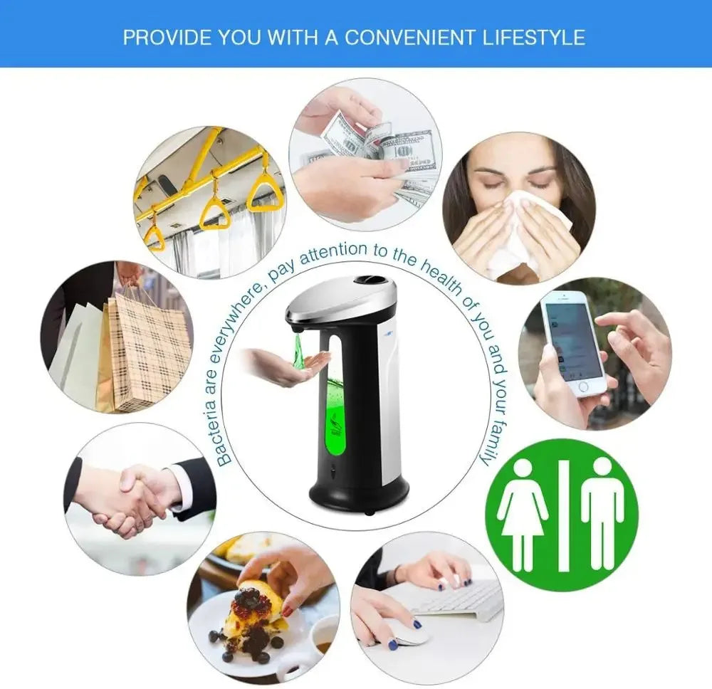 Touchless Automatic Soap Dispenser 400ml | Bathroom & Kitchen