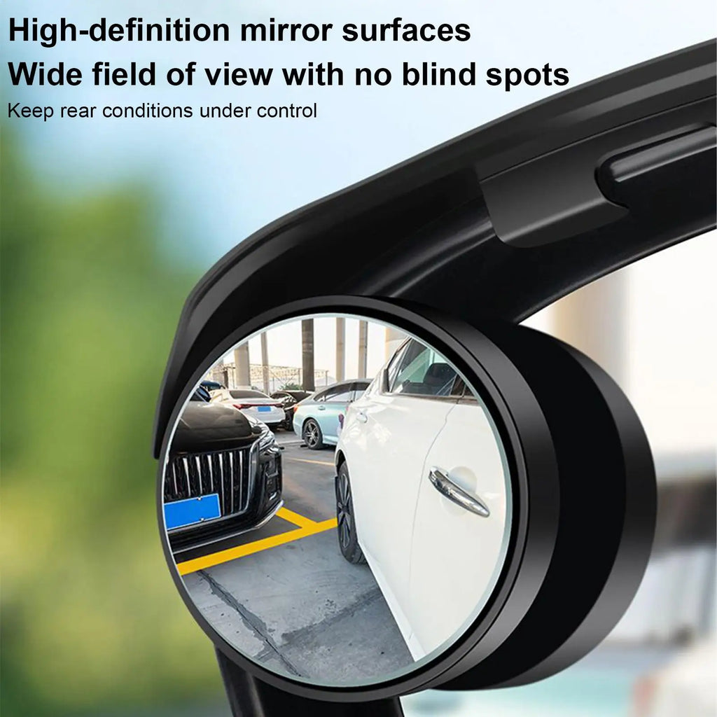 2-in-1 Blind Spot & Rain Eyebrow Wide Angle Car Mirror