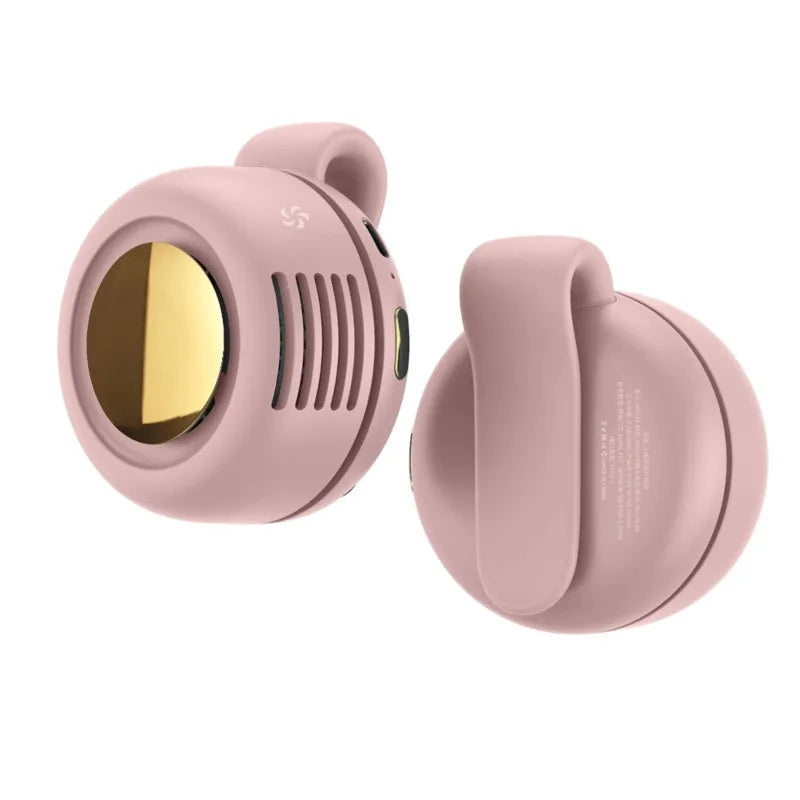USB Rechargeable Bladeless Clip Waist Fan – Portable Personal Fan