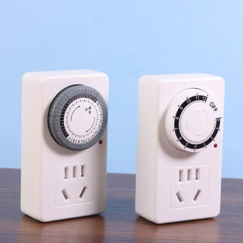 12 24 Hours Cyclic Timer Switch Kitchen Outlet Loop Universal Timing