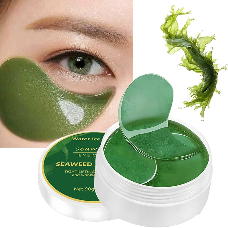 60pc Seaweed Hyaluronic Acid Collagen Eye Mask Patches