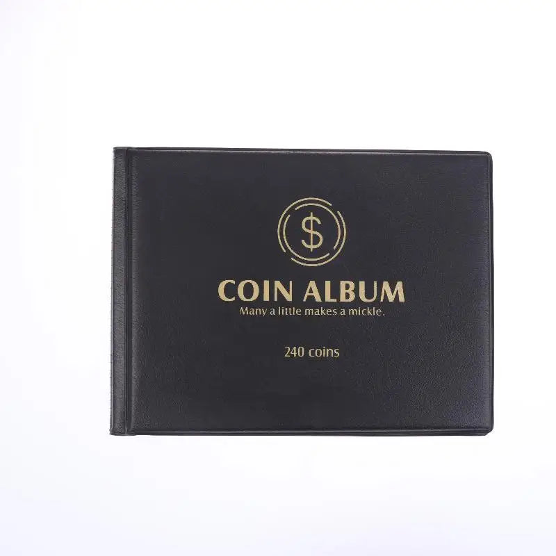 Premium 240 Pockets Coin Album Stamps Collection Holder Penny Storage