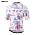 PHMAX Men's Short Sleeve Cycling Jersey – Breathable MTB Shirt