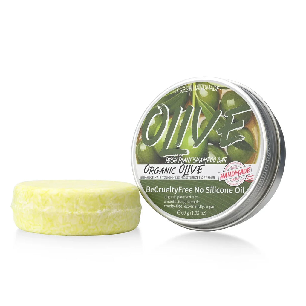 Olive Oil Solid Shampoo Soap Bar 60g – Men & Women