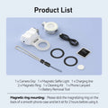TELESIN Magnetic Phone Camera Grip with Bluetooth Remote & Fill Light