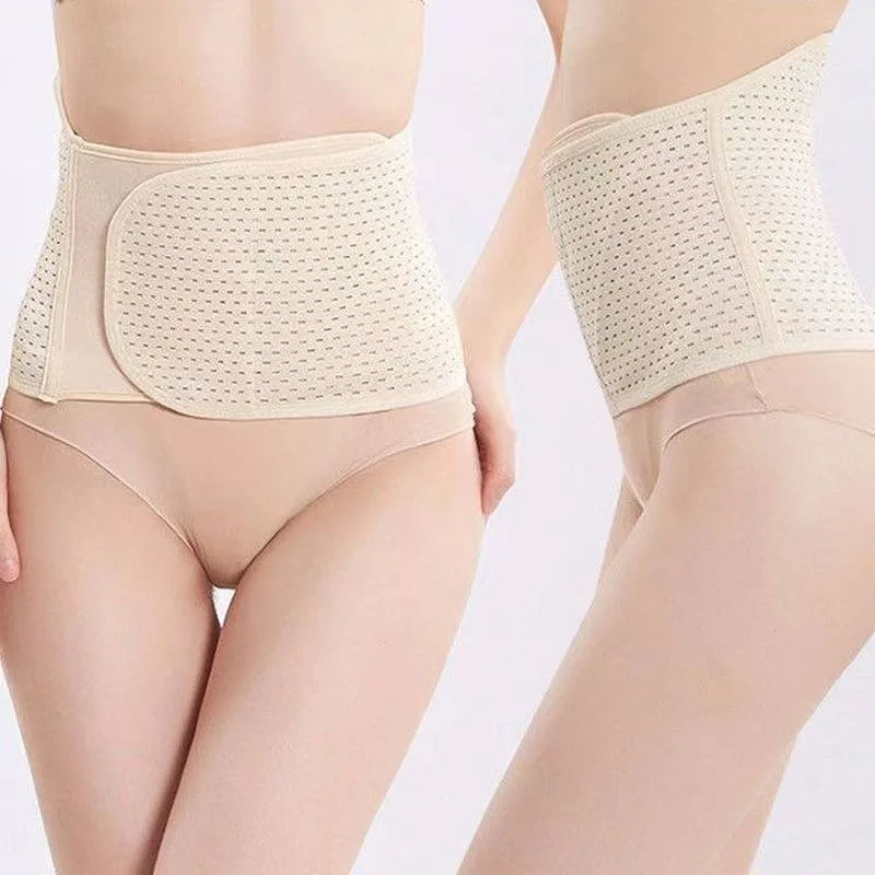 Adjustable Breathable Lumbar Support Belt | Black Polyester