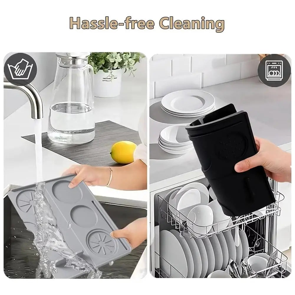 Non-Slip Silicone Espresso Tamping Mat – Food Grade Coffee Pad