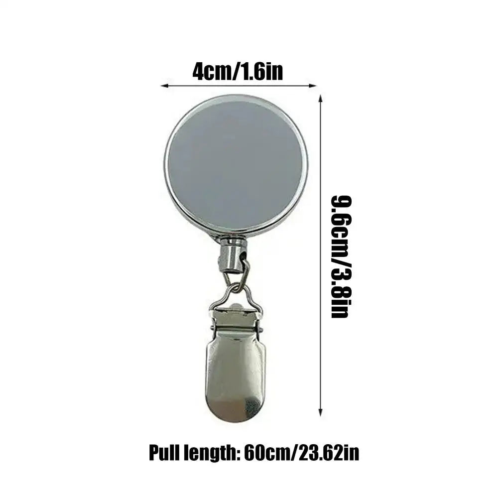 Retractable Wall-Mounted Towel Clip – Auto Spring Hook