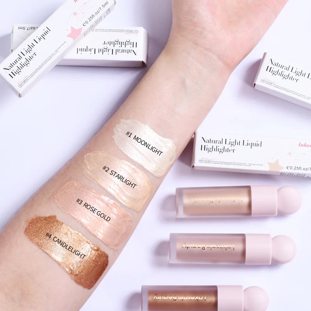 Liquid Face Highlighter Bronzer – 4 Shades | Shimmer Glow