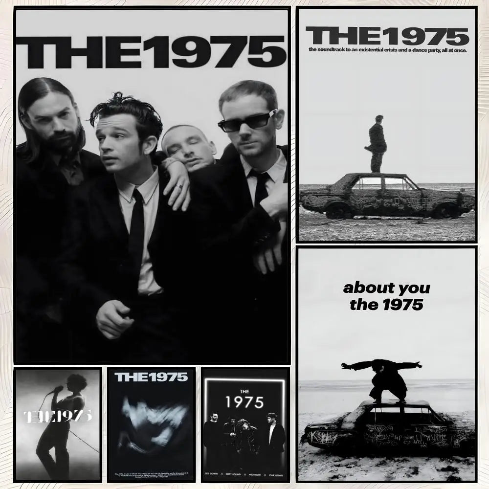 The 1975 Self-Stick PVC Wall Poster – HD Waterproof Wall Art