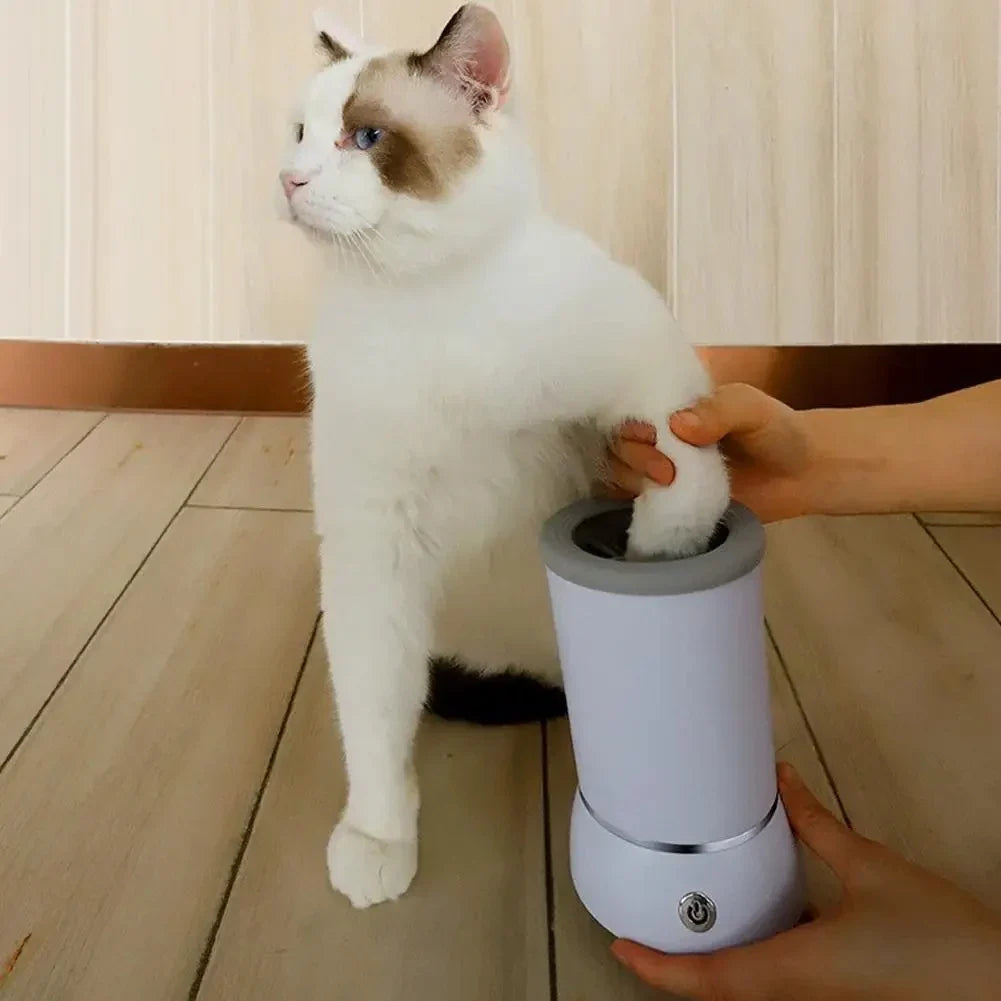 Electric Automatic Dog Paw Cleaner Cup | USB Rechargeable
