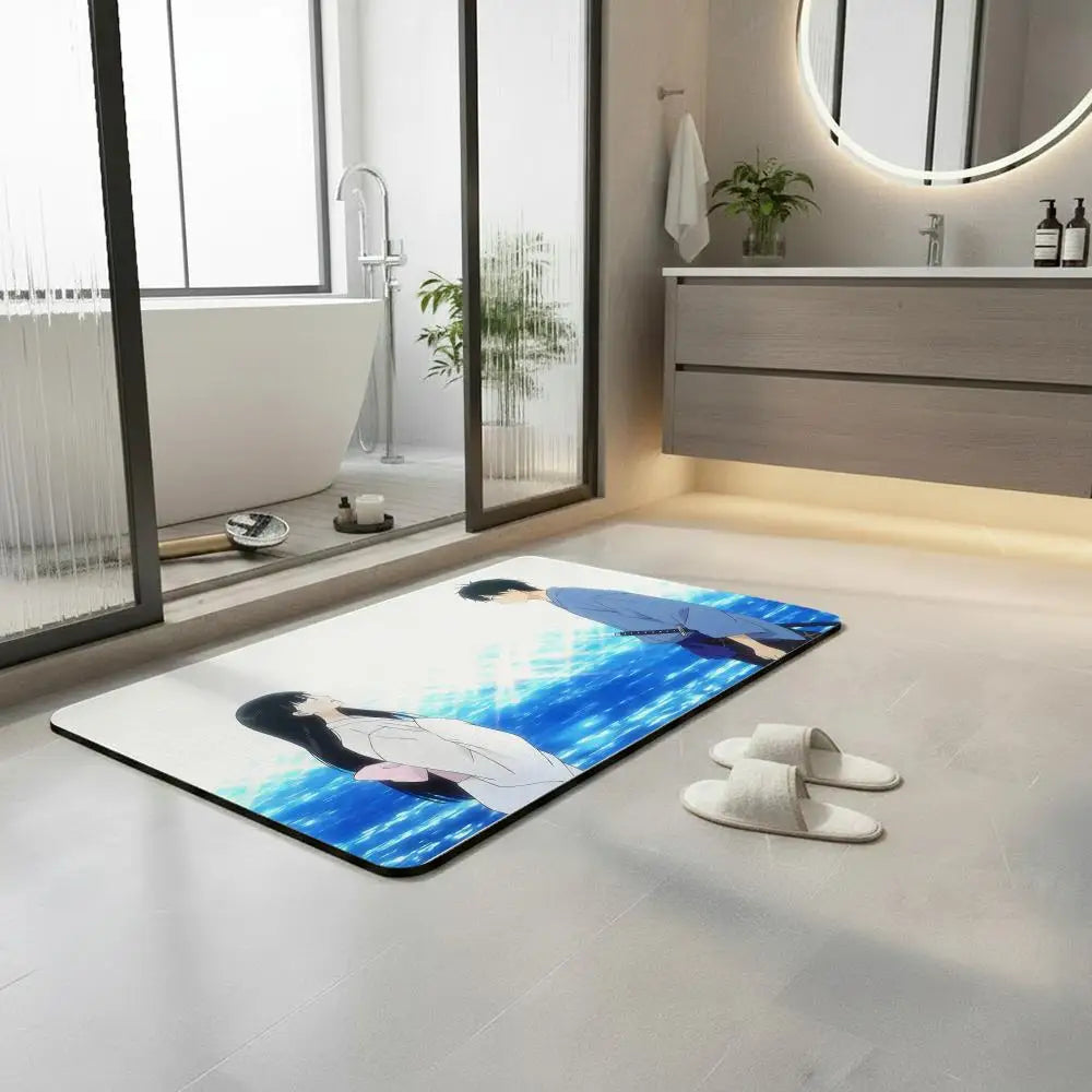 Diatomite Bath Mat – Quick Dry, Absorbent & Anti-Slip