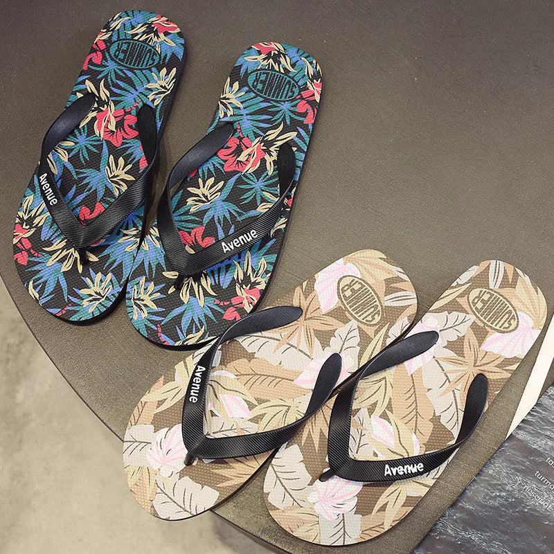 JPNTKY Men's Flip Flops Non-Slip Beach Sandals & Outdoor Slides