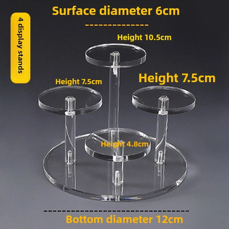 7-Tier Acrylic Step Shelf Display Stand – Cupcakes & Jewelry