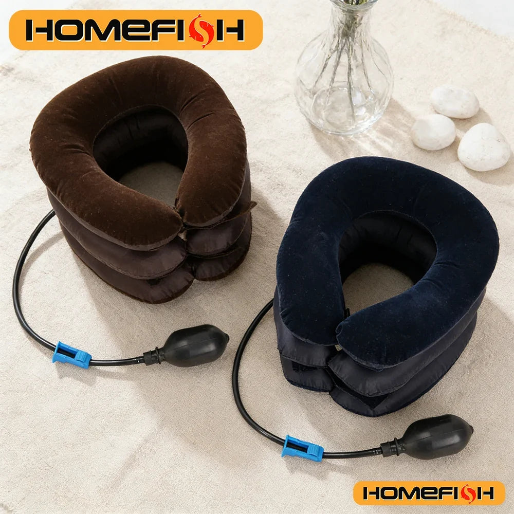 Inflatable Air Cervical Traction Neck Stretcher 1 Tube Orthopedic
