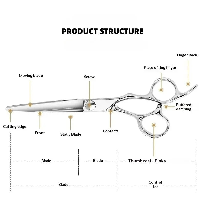 Professional Barber Scissors & Thinning Shears | ATS314 Steel