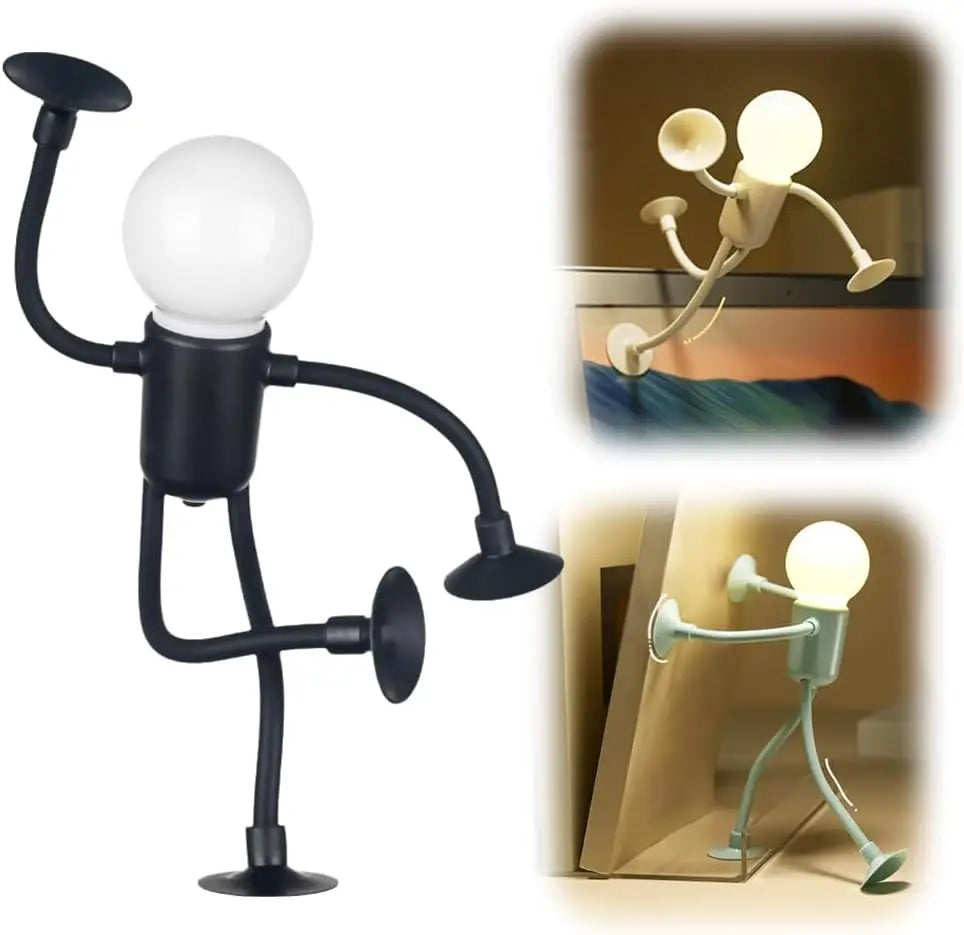 Posable Athlete Night Light – Novelty LED Desk Lamp & Decor