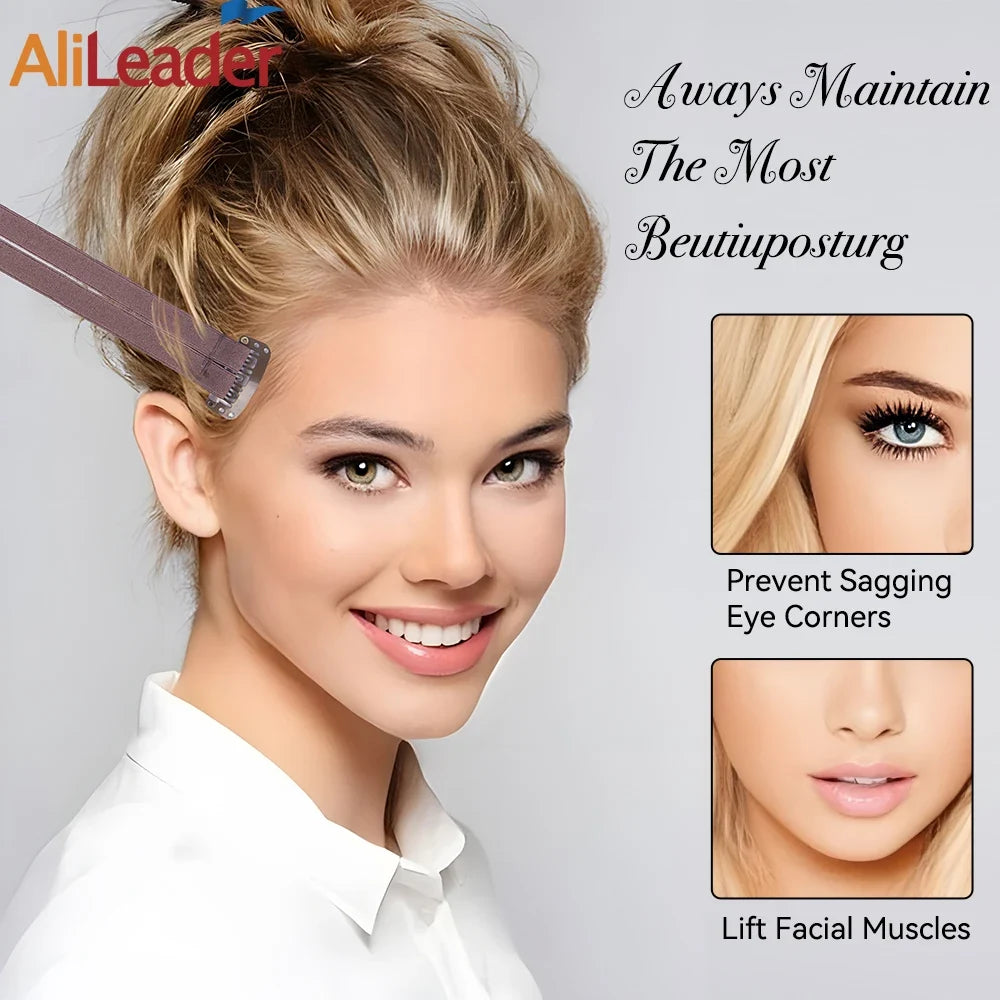 Invisible Facelift Bands with Clips – Instant Face Lift Strap