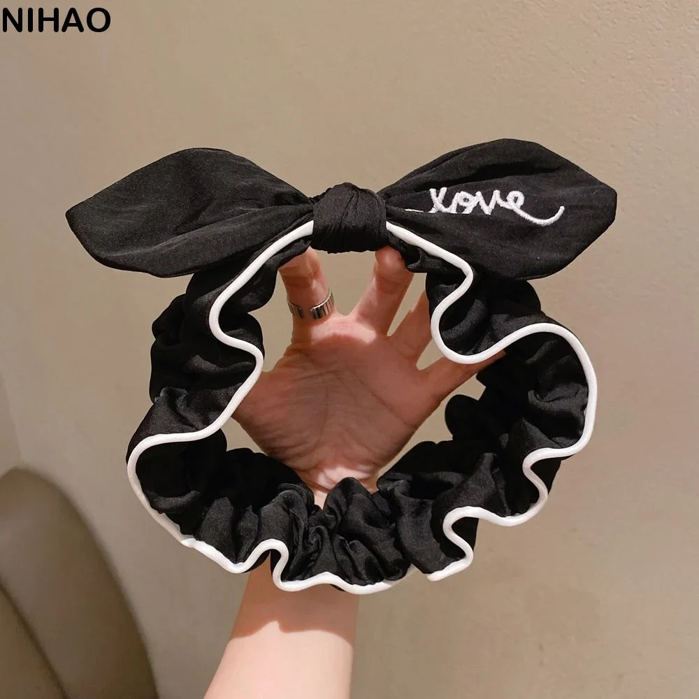 Korean Bow Fabric Headband – Wide Cloth Hair Band for Women