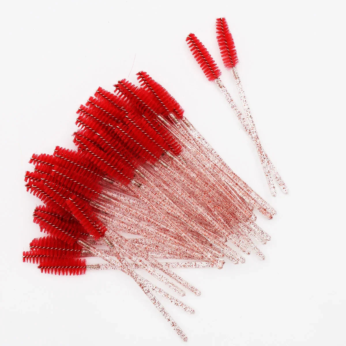 50-Pack Disposable Mascara Wands & Eyelash Extension Brush Combs