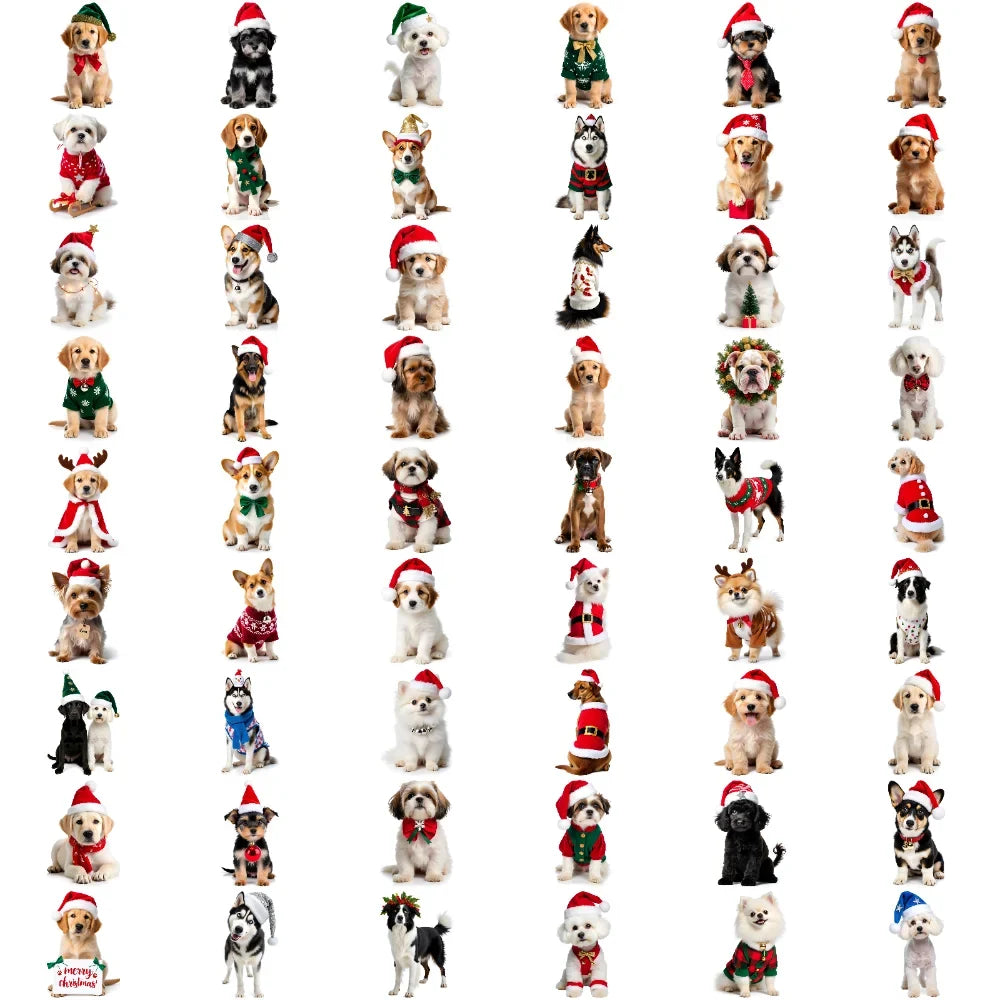 54pcs Christmas Temporary Tattoo Stickers – Waterproof 3D