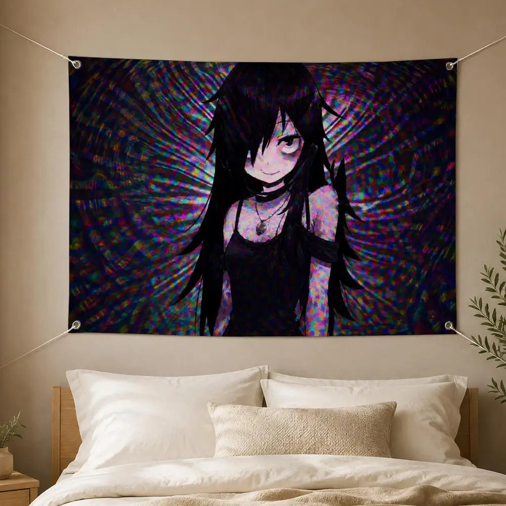 Anime Tomoko Kuroki Wall Flag Banner – Indoor & Outdoor Decor