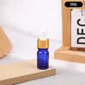 Blue Glass Dropper Bottles 5ml–100ml | Refillable Essential Oil