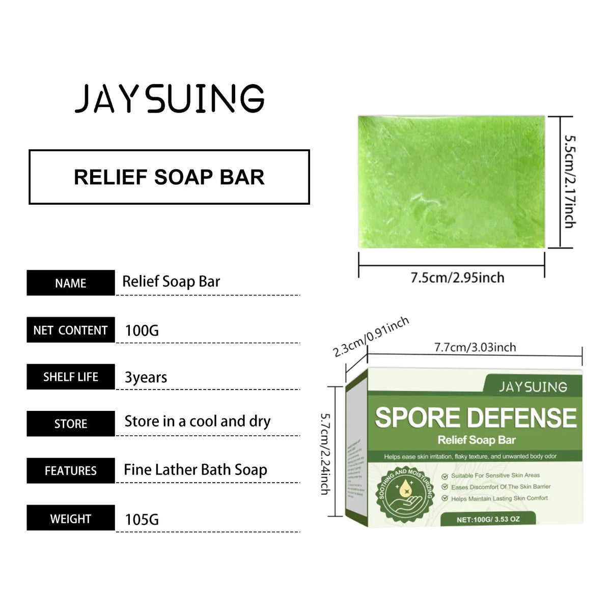 Aloe Vera & Tea Tree Natural Bar Soap – Moisturizing Body Wash