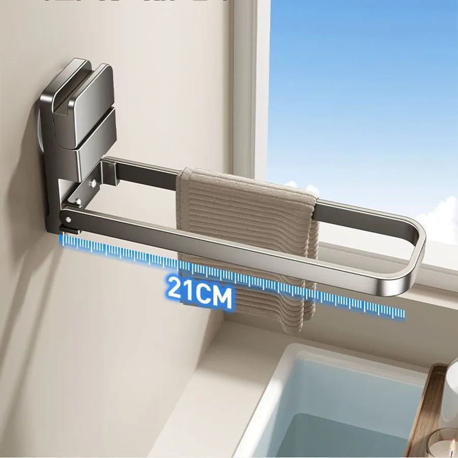 Detachable Swing-Out Wall Towel Rack | Space-Saving Bar