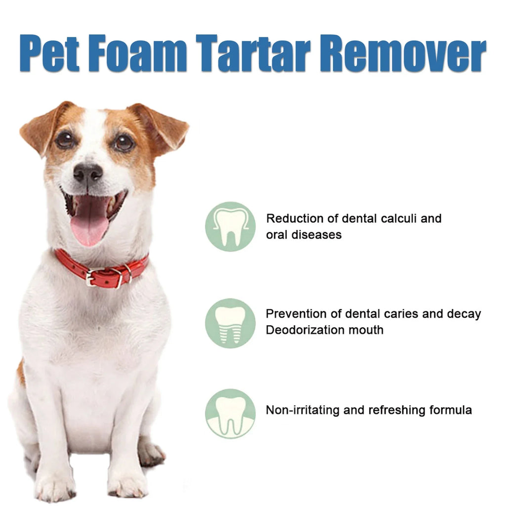 Yegbong Pet Oral Foam Cleaner | Tartar Remover Fresh Breath