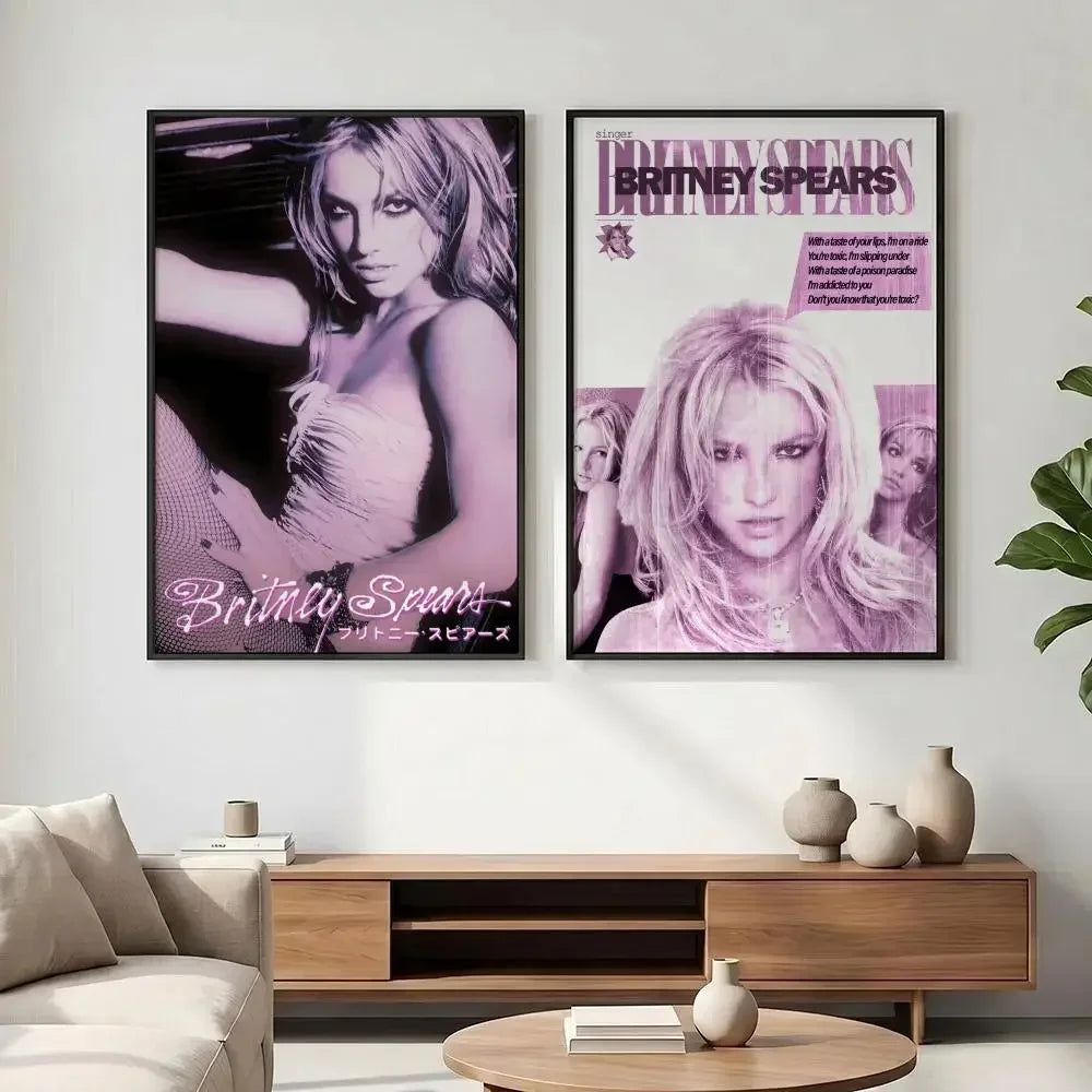 Britney Spears HD Wall Poster – Waterproof Aesthetic Art Print