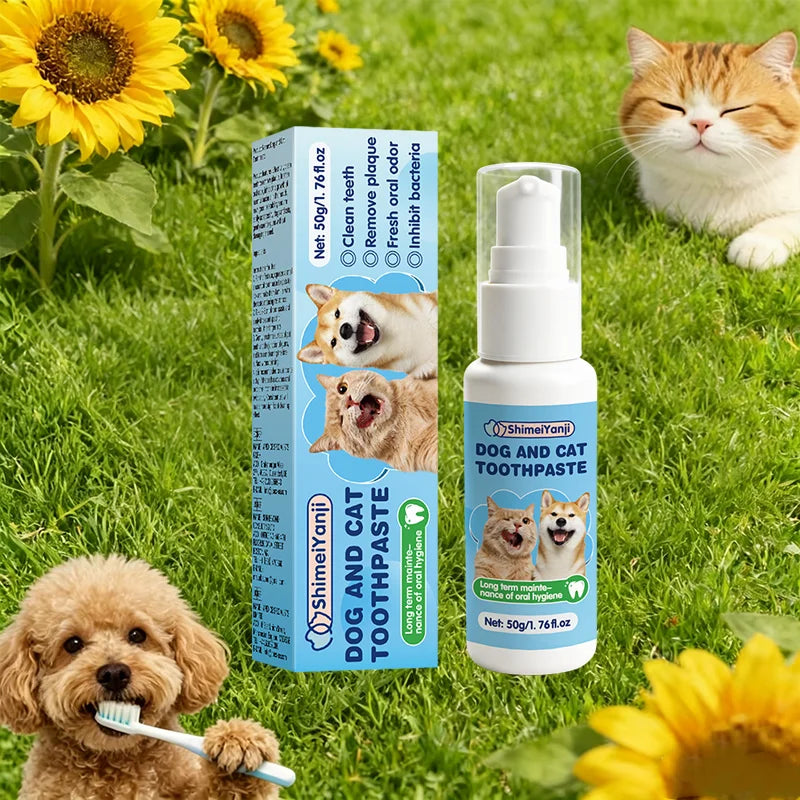Pet Toothpaste Mint Flavor – Plaque & Tartar for Dogs & Cats