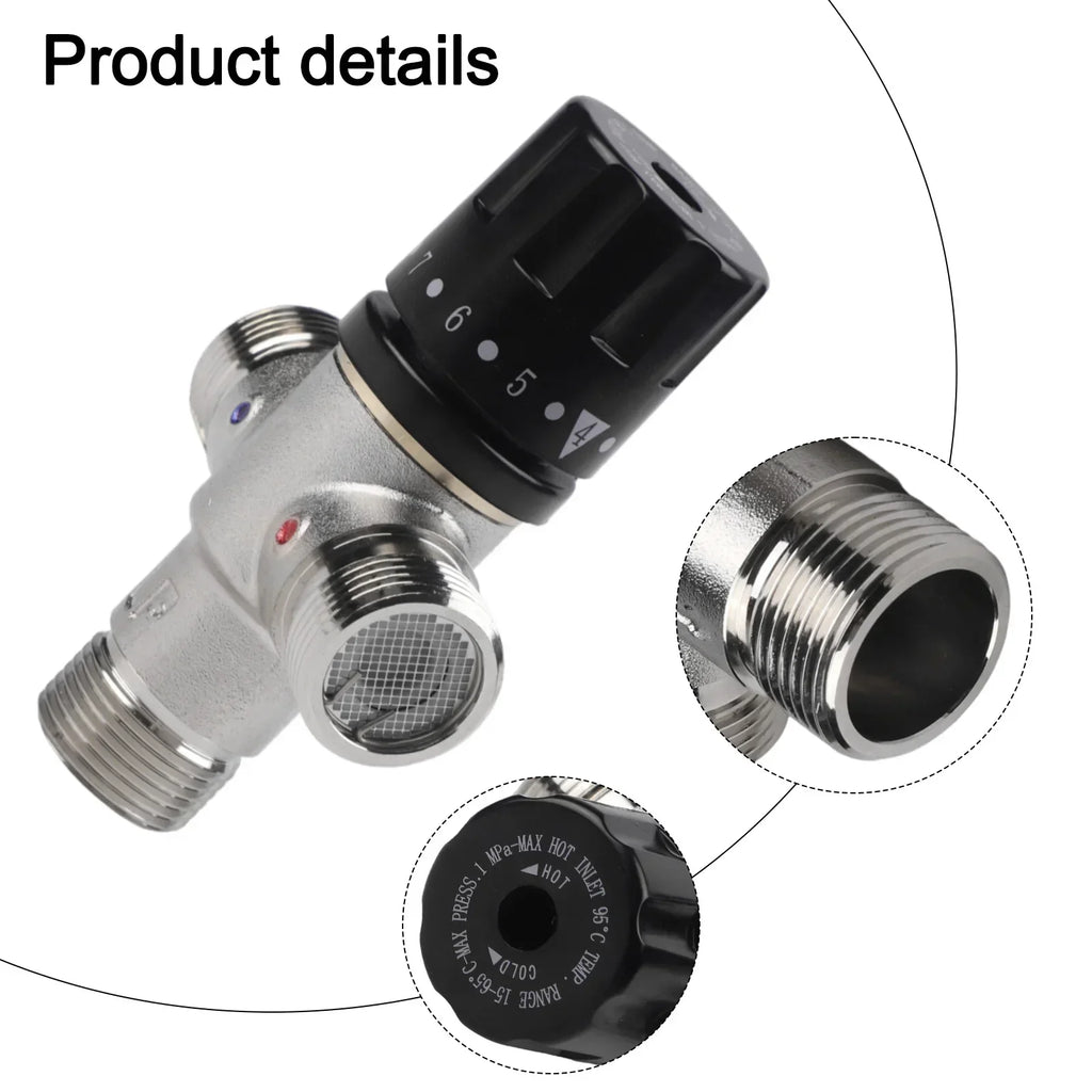 3/4" DN20 Thermostatic Mixing Valve for Solar Heaters | VIBRATITE