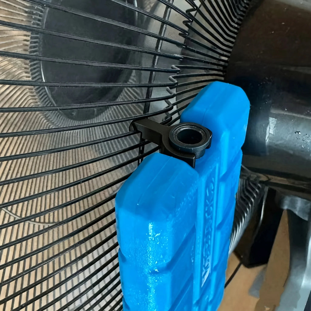 Ice Holder Clip Fan Mount Attachment Home Cooling Summer Heat Relief