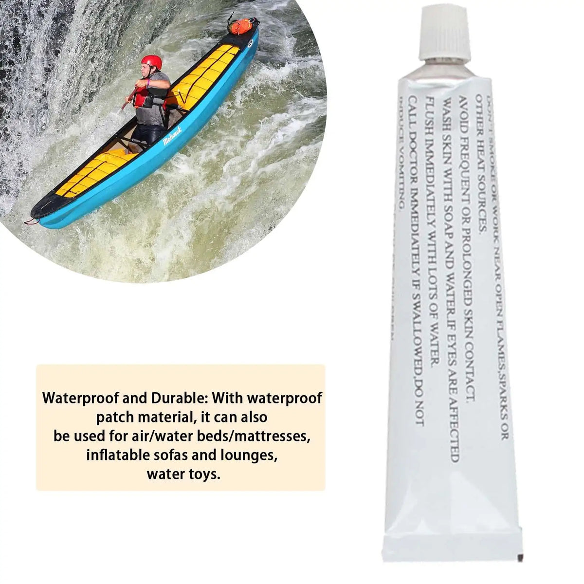 PVC Glue Inflatable Boat Tube Kayaking Repair Sealants Leak Proof Air